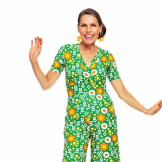 Cissi och Selma Britta Jumpsuit in Daisy Gron