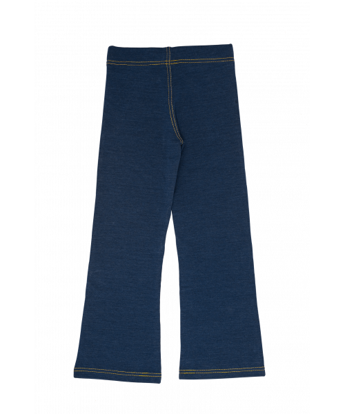 Meyadey Flared Leggings in Indigo - Image 3