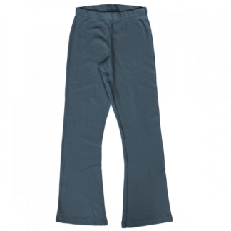 Meyadey Leggings Flared Rib Solid Adult in Rainfall (Large Only)