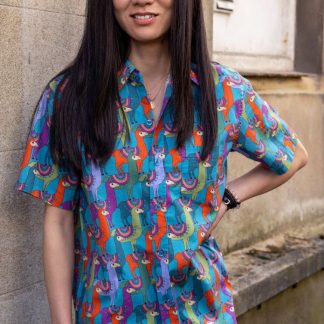 Run & Fly Party LLama Stretch SS Shirt