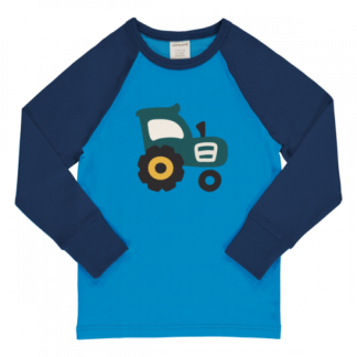 Maxomorra LS Raglan Top in Forest Tractor