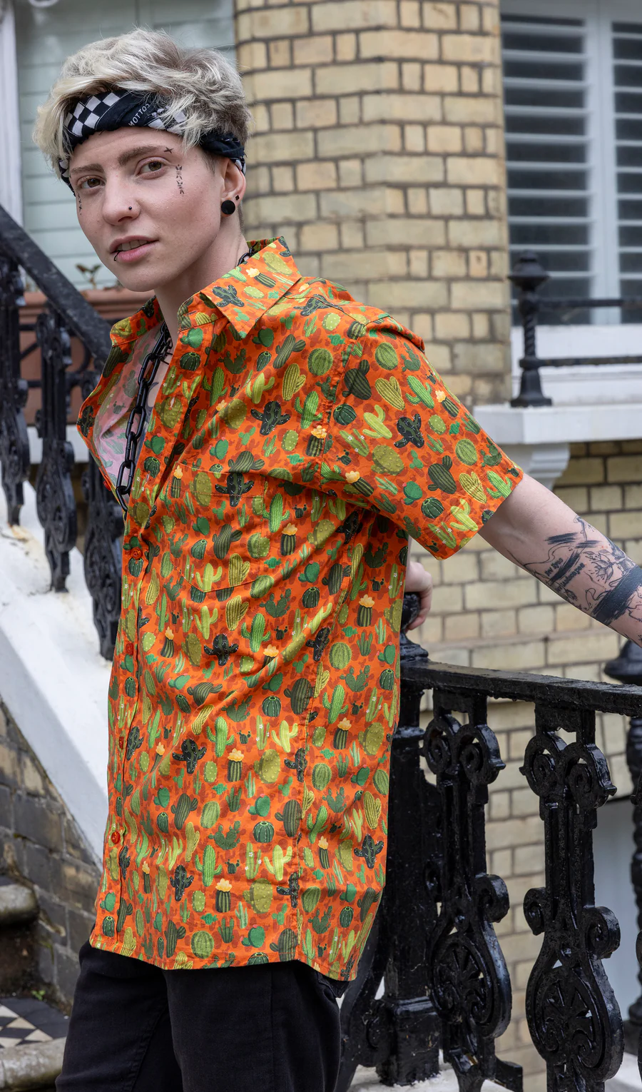 Run & Fly Cactus Stretch Short Sleeve Shirt (Medium Only) - Image 6