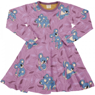 Meyadey LS Circle Dress in Cuddly Koala
