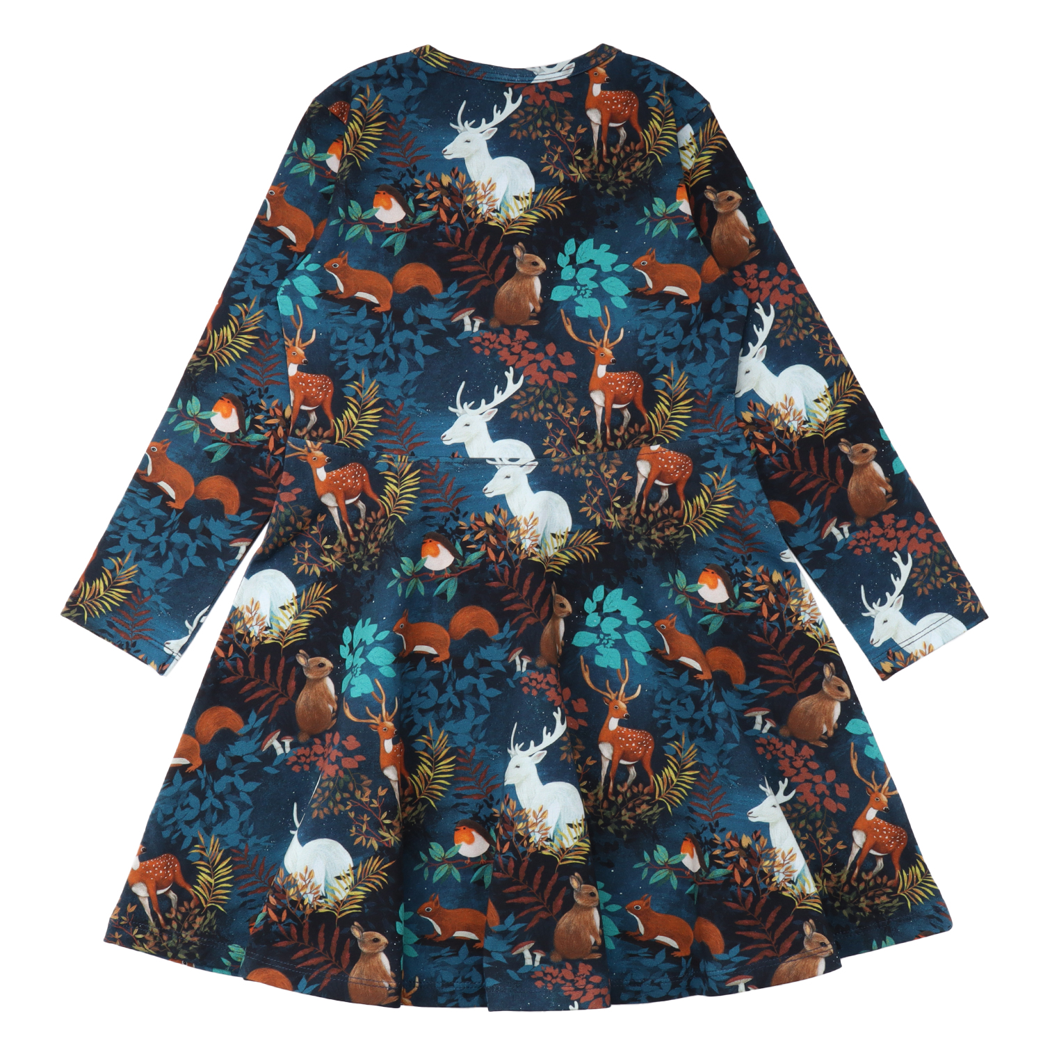 Walkiddy Secret Forest LS Flare Dress - Image 2