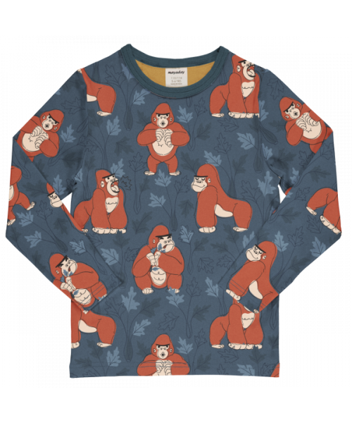 Meyadey Long Sleeved Top in Gorilla Gracious