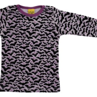 Duns Velour LS Top in Bats Amethyst Orchid