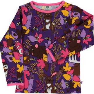 Småfolk Long Sleeved T-Shirt with Forest Animals