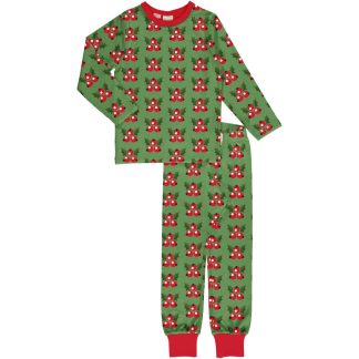 Maxomorra Long Sleeved Pyjama Set in Holly