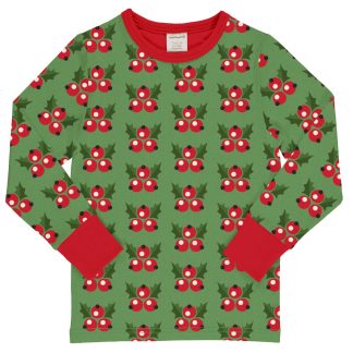 Maxomorra Long Sleeved Top in Holly