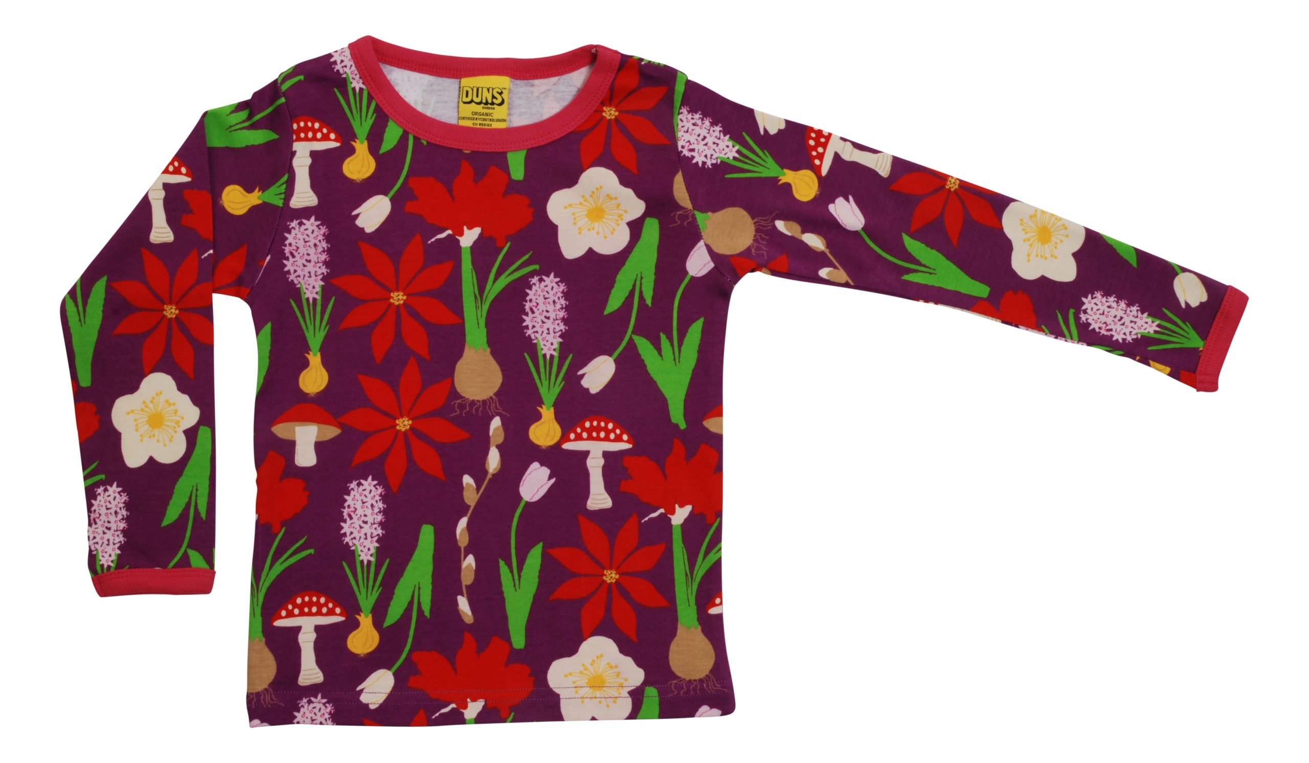 Duns Long Sleeved Top in Winter Flower