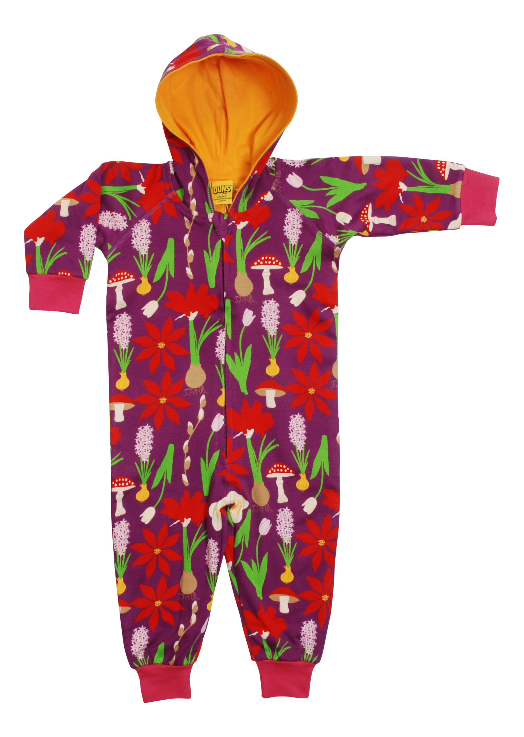 Duns Hood Suit in Winter Flower
