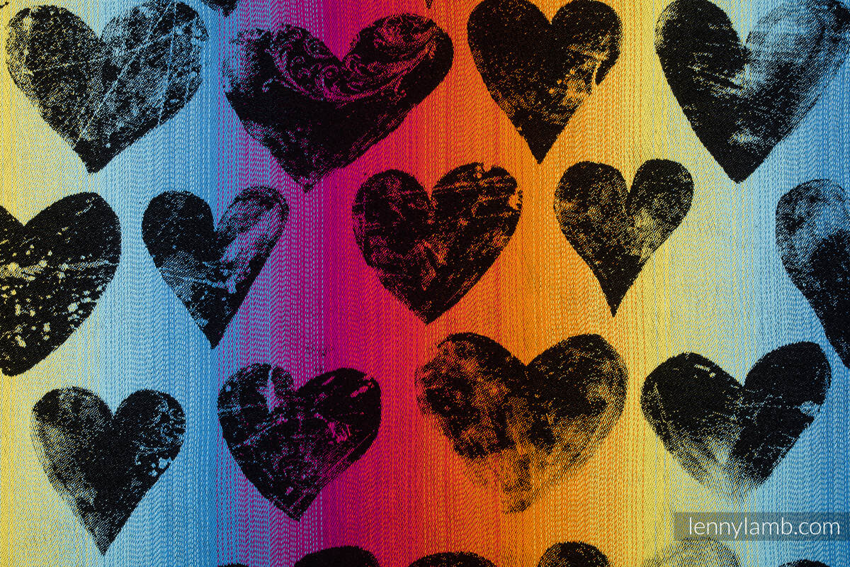 LennyLamb Onbuhimo in Lovka Rainbow Dark Toddler Size - Image 2