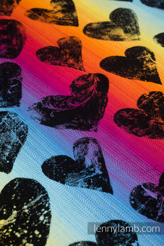 LennyLamb Onbuhimo in Lovka Rainbow Dark Toddler Size - Image 4