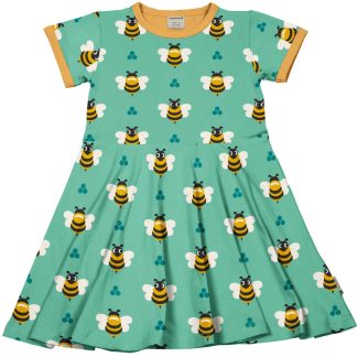 Maxomorra Bee Short Sleeved Circle Dress