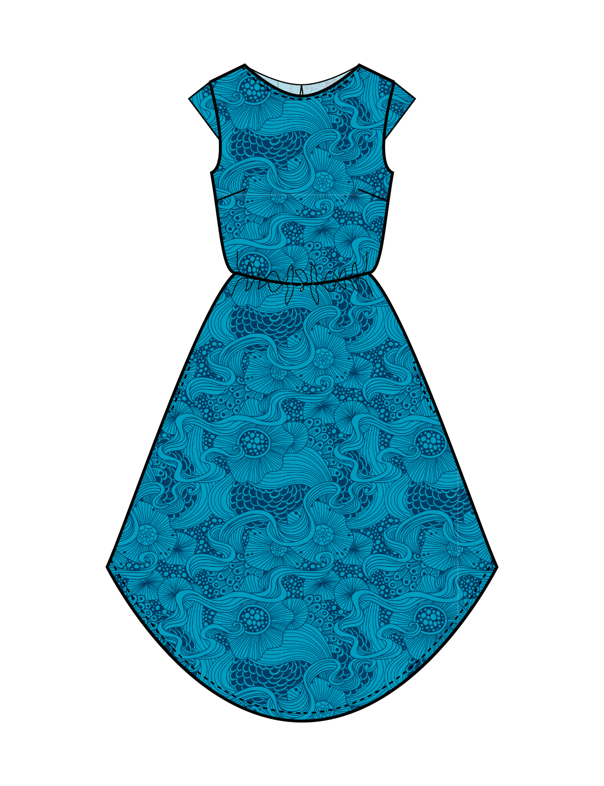 Cissi och Selma Malin Dress Rorelse Bla - Image 7