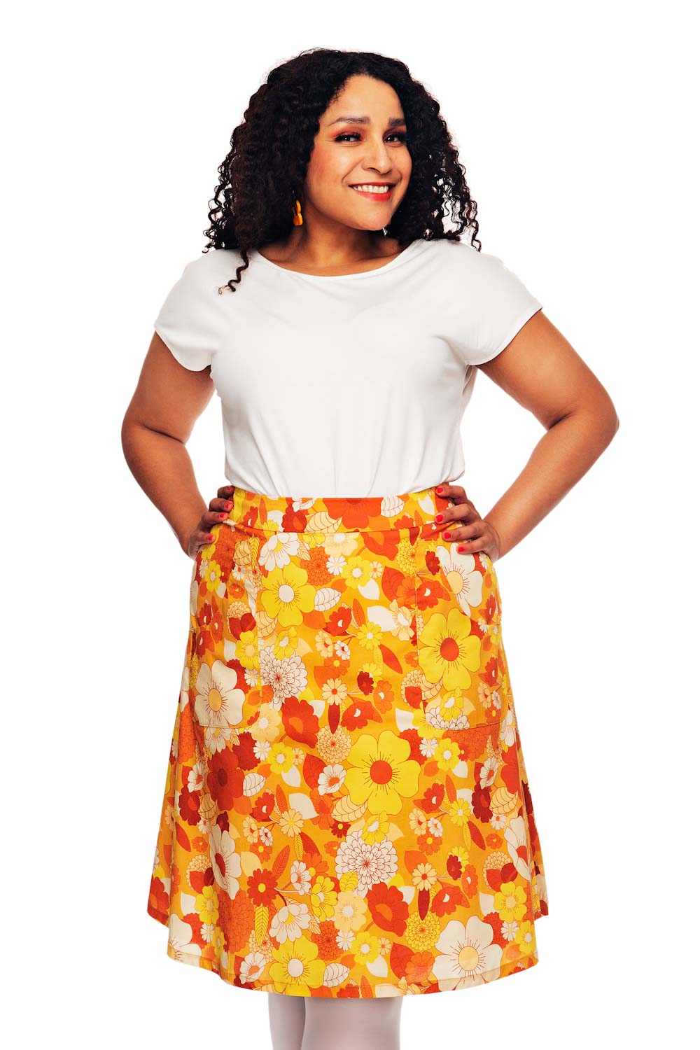 Cissi och Selma Sonja Skirt Dag Orange