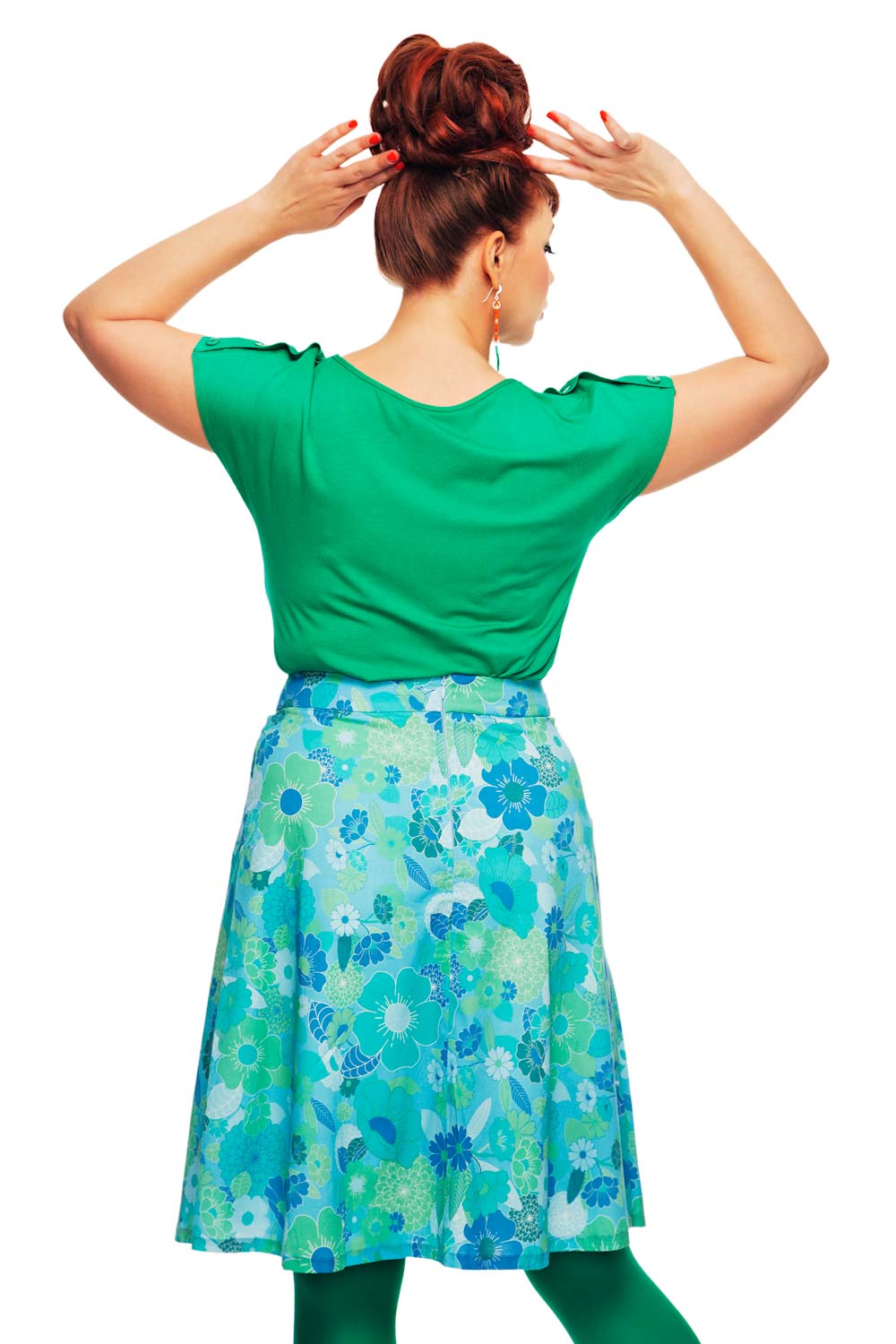 Cissi och Selma Sonja Skirt Dag Turkos - Image 3