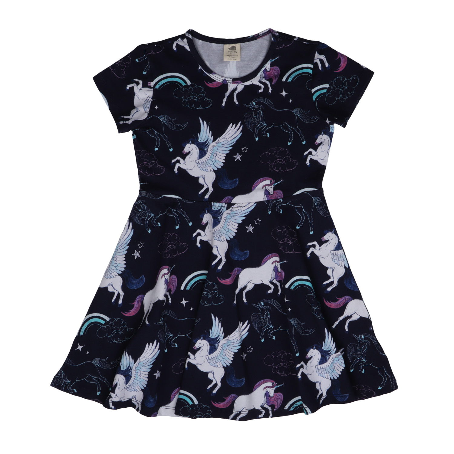 Walkiddy Unicorns & Pegasuses Skater Dress
