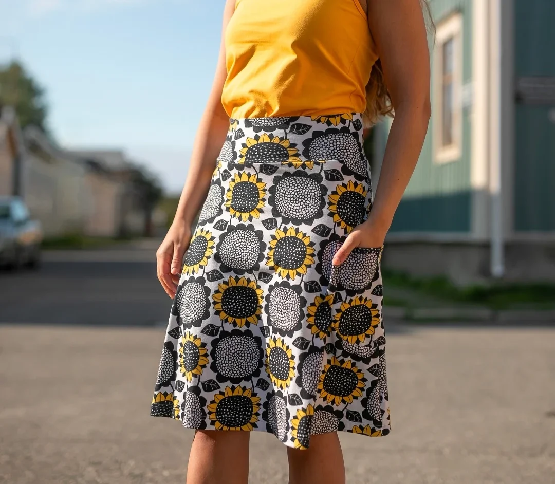 Paapii Pisara Skirt in Sunflower