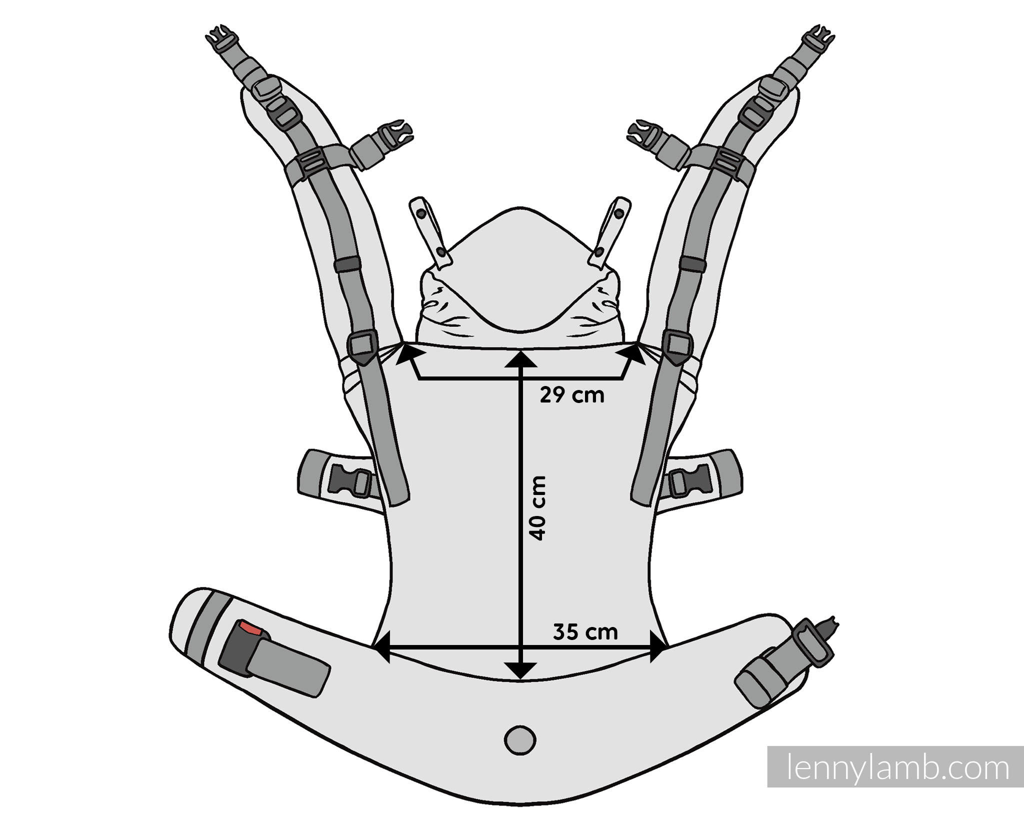 LennyLamb LennyGo in Oasis, Toddler Size - Image 10