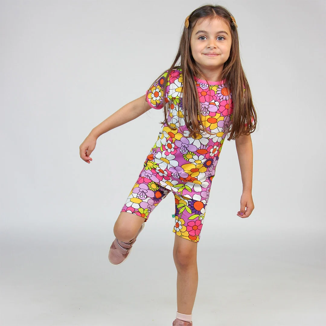 Småfolk Cycling Shorts with Flowers - Image 5