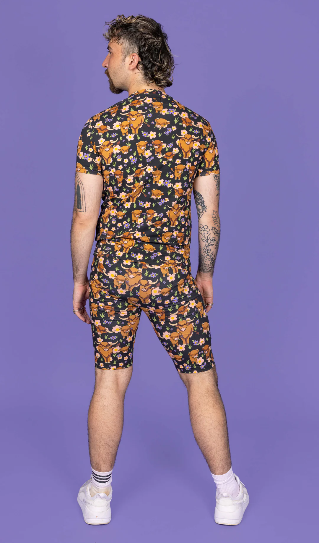 Run & Fly Highland Cows Cycle Shorts - Image 2