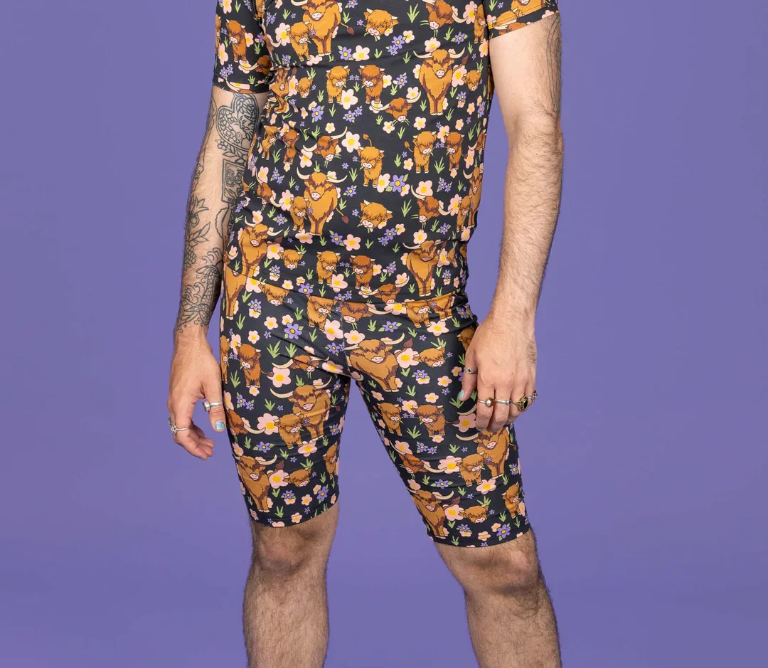 Run & Fly Highland Cows Cycle Shorts