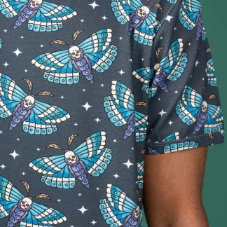 Run &  Fly Death Head Moth Short Sleeve T-Shirt