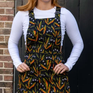 Run & Fly X Clare Lewis Poison and Plants Pinafore Dress