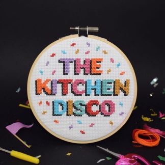 The Kitchen Disco Cross Stitch Kit