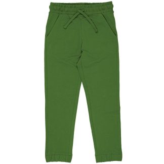 Maxomorra Slim Sweat Pants in Green