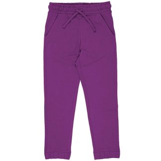 Maxomorra Slim Sweat Pants in Violet