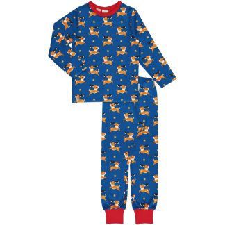 Maxomorra Long Sleeved Pyjamas in Reindeer