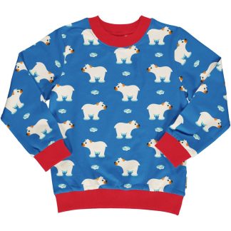 Maxomorra Ice Bear Print Sweater