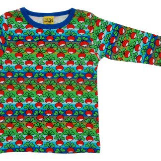 Duns Radish Stripe Long Sleeve Top in Blue / Green