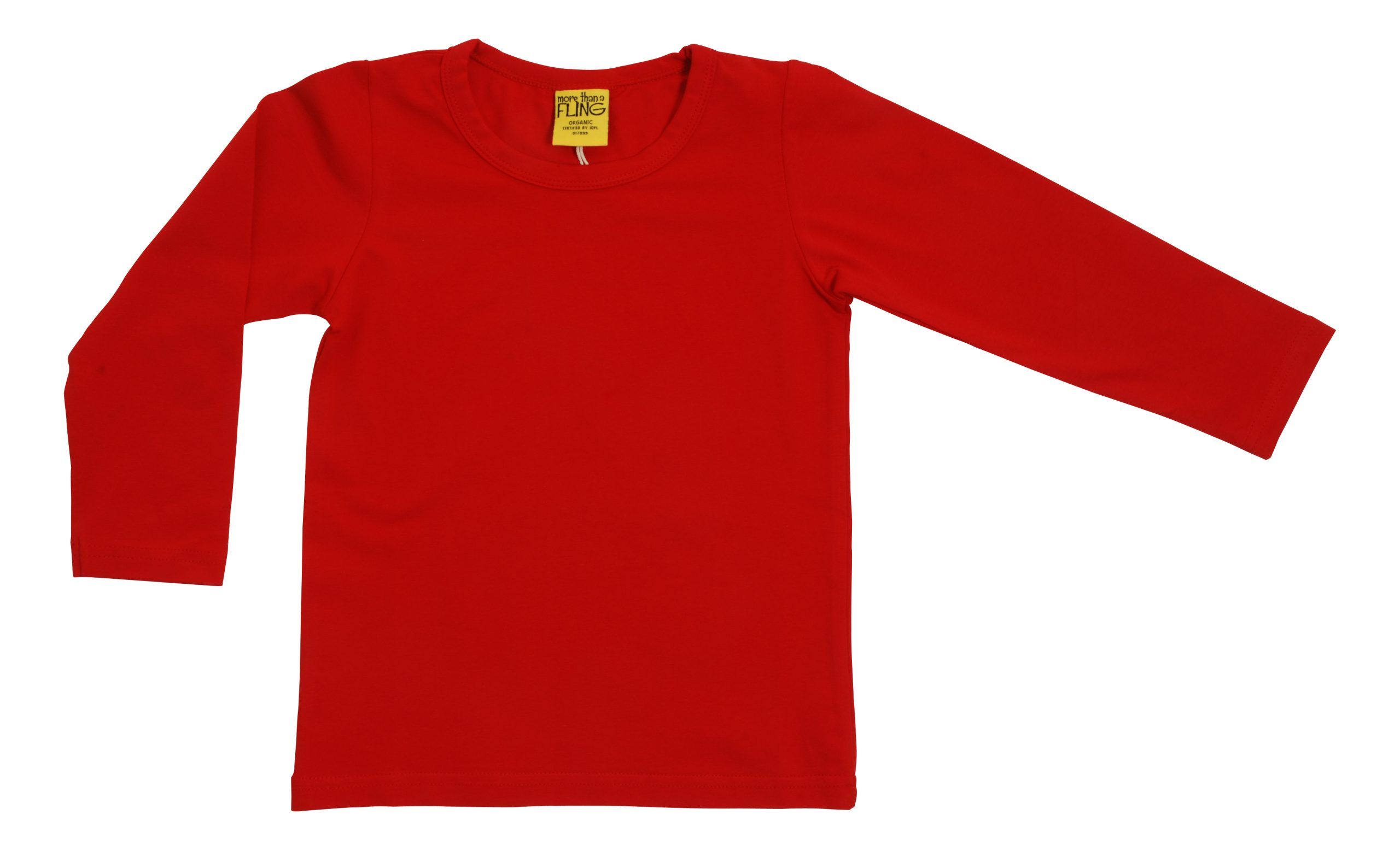 Duns / More Than A Fling Long Sleeve Top in Poppy Red