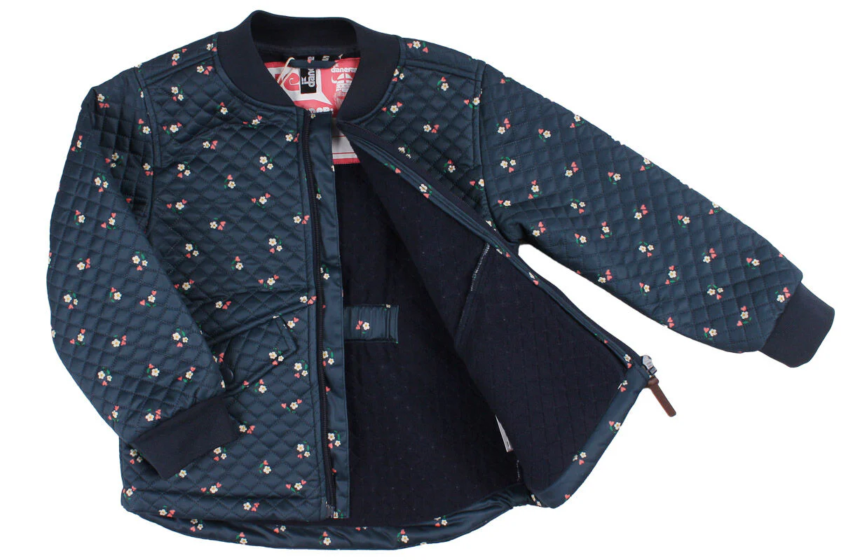 Danefae Danegretel Thermo Jacket Navy Miniflower - Image 4
