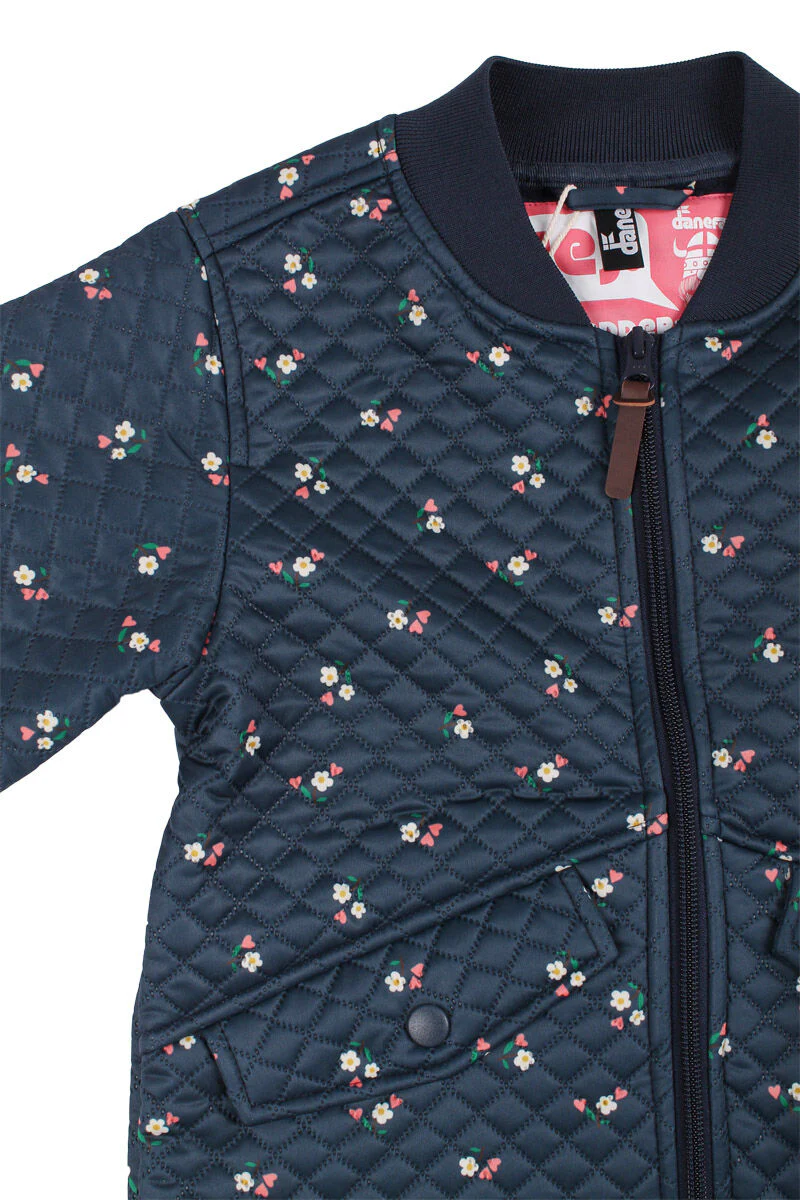 Danefae Danegretel Thermo Jacket Navy Miniflower - Image 2