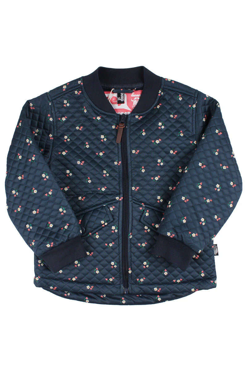 Danefae Danegretel Thermo Jacket Navy Miniflower - Image 7