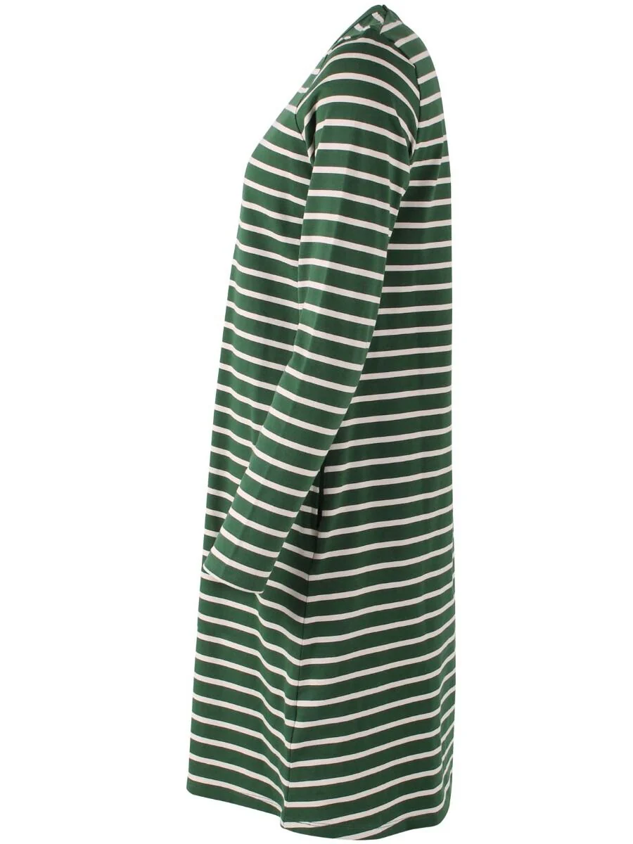 Danefae Danevibeke Dress Warm Khaki / Chalk (Small Only) - Image 2