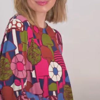 Danefae Danepoppy LS Modal Dress Dark Navy Mykologi