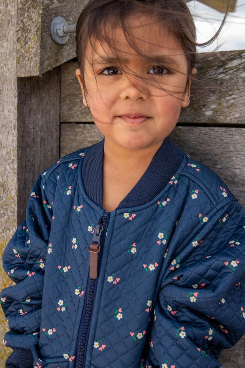 Danefae Danegretel Thermo Jacket Navy Miniflower