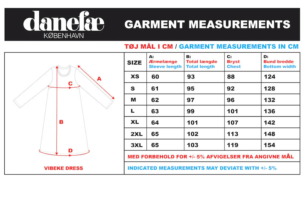 Danefae Danevibeke Dress Warm Khaki / Chalk (Small Only) - Image 5