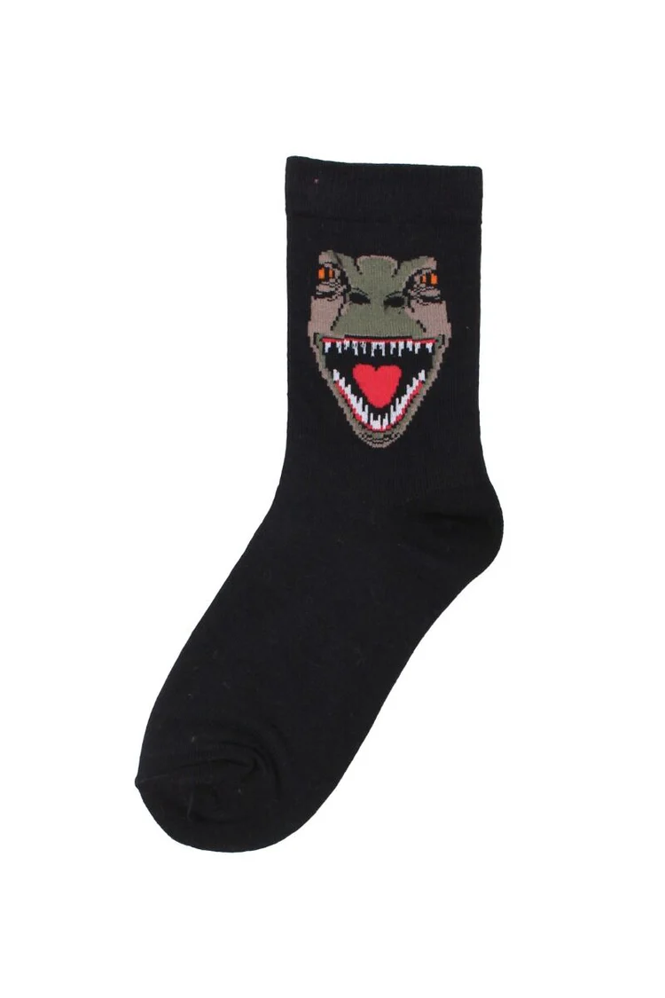 Danefae Dyrgalop Black T-Rex Socks