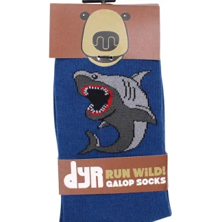 Danefae Dyrgalop Deep Blue Shark Socks