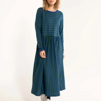 Danefae Danebasic Kroeyer LS Dress Deep Blue & Dark Pine
