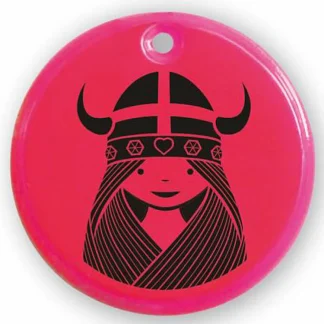 Danefae Reflective Disk Keyring - Freja