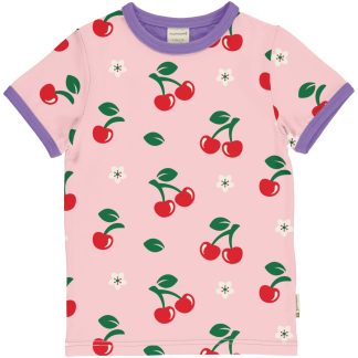 Maxomorra Cherry Short Sleeved Top