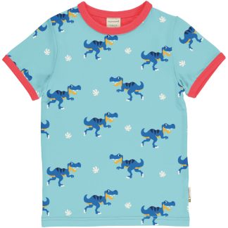 Maxomorra Dino Short Sleeved Top