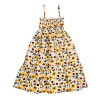 Walkiddy Sunflowers Strap Dress